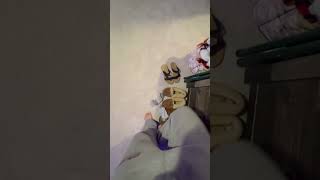 Cousin In Sandals To Mocs Barefoot Then Takes Mocs Off Barefoot