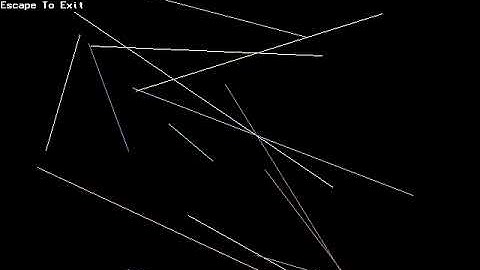 Bresenham Line Drawing Algorithm - Source Code And Demo