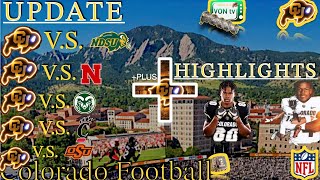 HUGE UPDATE‼️ !!! NDSU, CSU,‼️ NEBRASKA, CINCINNATI, OKLAHOMA STATE V.S. COLORADO + JORDAN ONOVUGHE