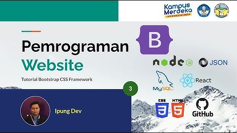 #3 Pemrograman Web - Bootstrap CSS Framework