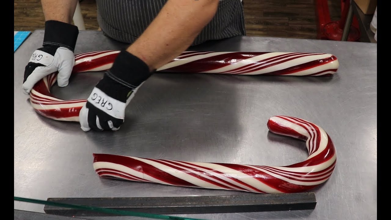 92 making a rhinoceros sized candy cane youtube