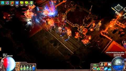 PathOfExile cast on crit DISCHARGE