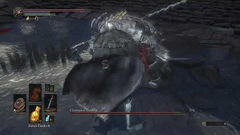 So I finally managed to kill Champion gundyr parry/riposte only. Take that u/ok_maintenance_789!!!
