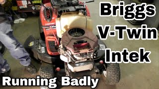 Briggs VTwin Intek Engine Running Badly? Fix It!