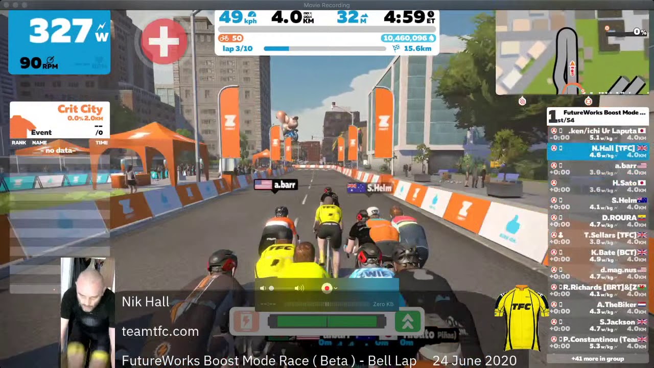 Zwift FutureWorks Boost Mode Race - YouTube