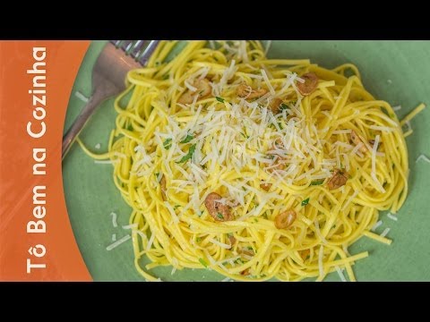 ESPAGUETE ALHO E ÓLEO - Receita de macarrão alho e óleo (Episódio #)