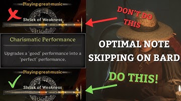 Optimal note skipping on Bard | Dark and Darker