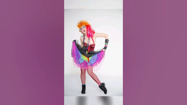 Cyndi Lauper looks in the 80s