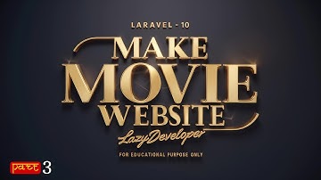 How to create movie website in hindi ? Admin Login Authentication Laravel 10 Video #3
