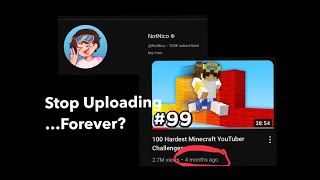 How NotNico stops uploading videos on YouTube…Forever?