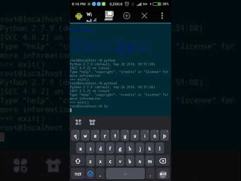 Run Script Python (Simple server) Di GNUROOT atau TERMUX
