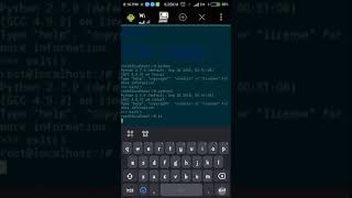 Run Script Python (Simple server) Di GNUROOT atau TERMUX