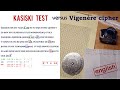 Cryptanalysis of the Vigenère Cipher: How Kasiski's Test Reveals the Secret 🕵️‍♂️