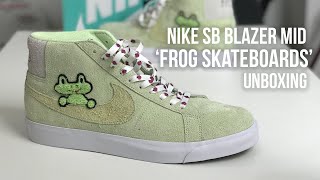 frog skateboards x nike sb blazer