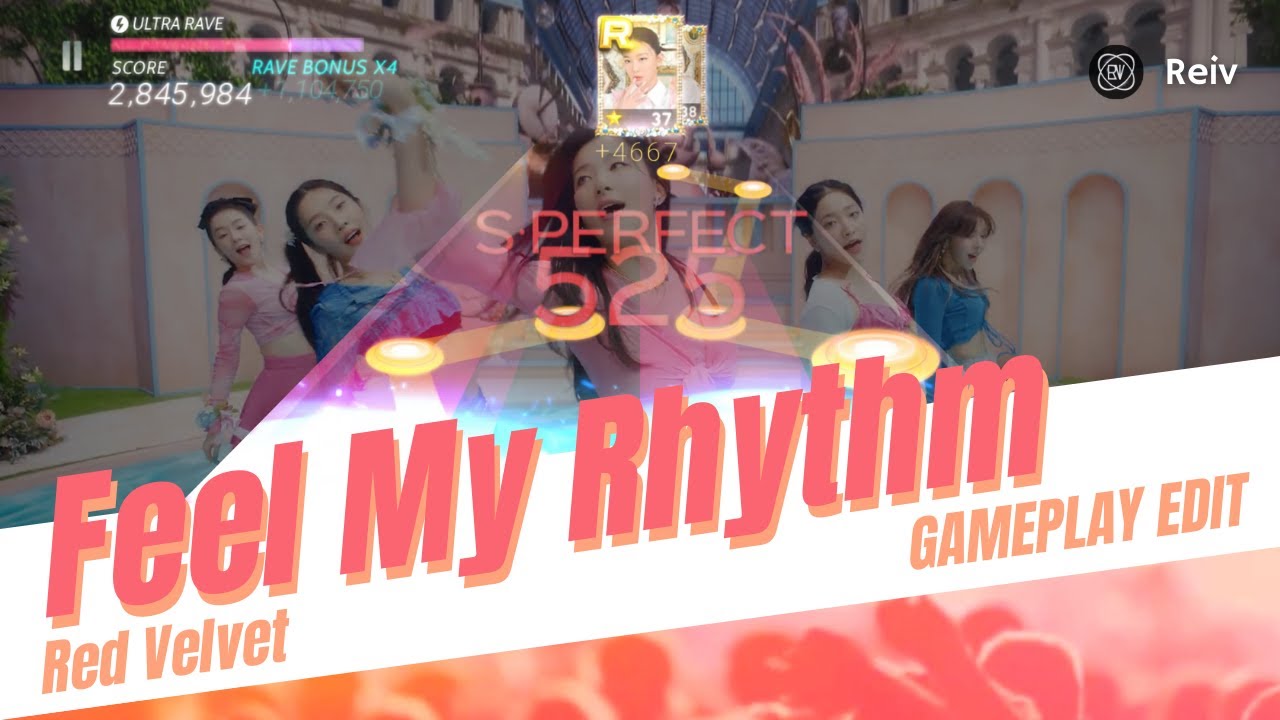 『SuperStar SMTOWN』Red Velvet 'Feel My Rhythm' with MV | Gameplay Edit