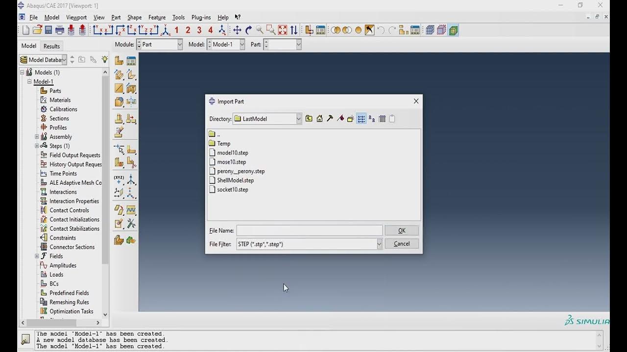 How to import part as rigid body in abaqus YouTube