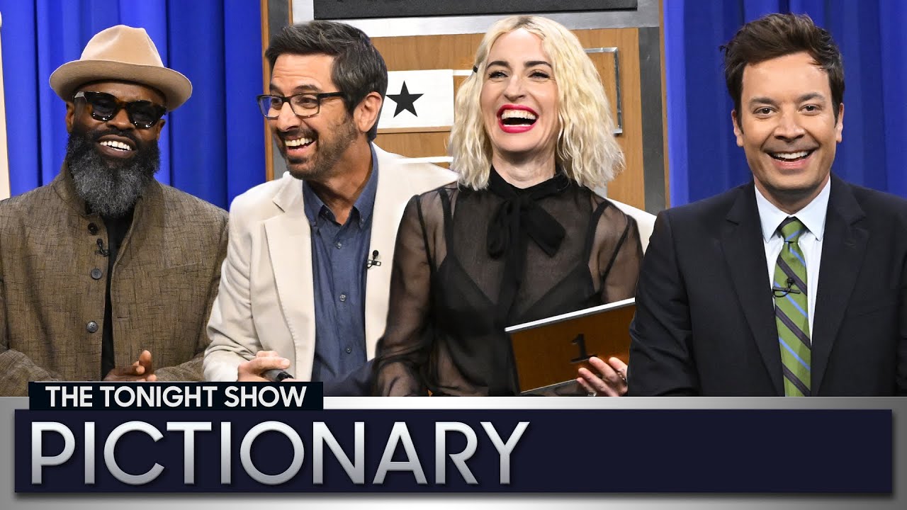 Pictionary with Ray Romano and Zoe Lister-Jones | The Tonight Show Starring Jimmy Fallon