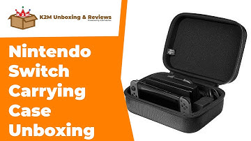 Nintendo Switch Carrying Case - Amazon Basics (#157) | K2M Unboxing