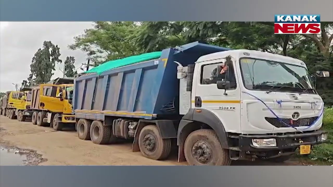 Illegal Sand Mining Busted in Koraput, 7 Tippers Seized