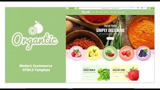 Organtic - Responsive Ecommerce HTML5 Template | Themeforest Templates