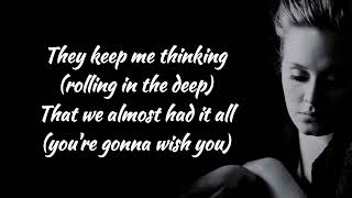 Adele - Rolling In The Deep (Lyric)