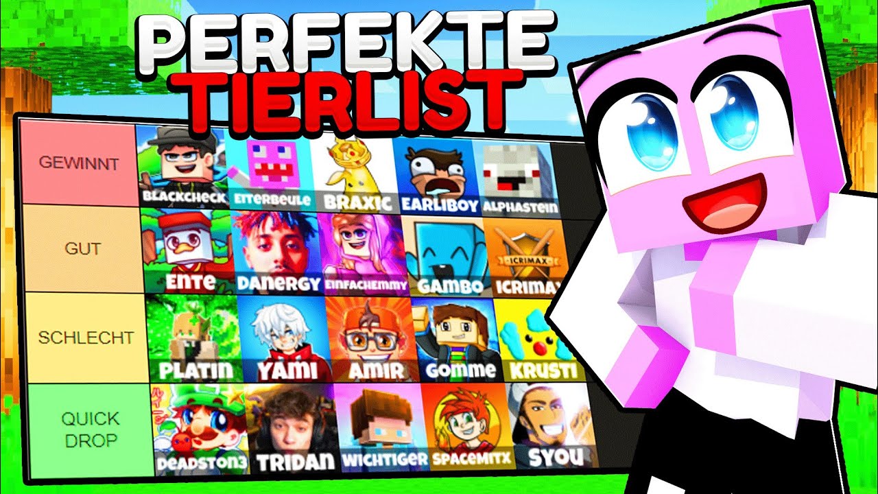 DIE PERFEKTE MINECRAFT RISIKO TIERLIST! (100%)