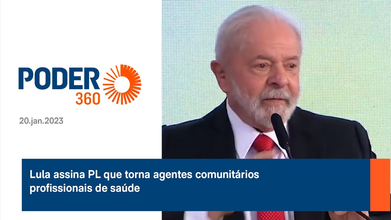 Lula assina PL que torna agentes comunitários profissionais de saúde