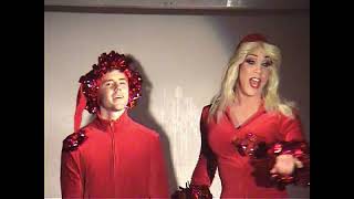 Diamond Dogs as Agnetha and Linda (Christmas 2021)