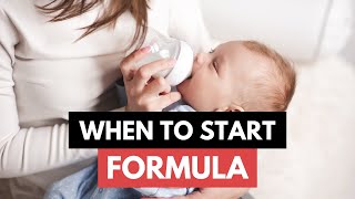 When Should Babies Start Using Formula?