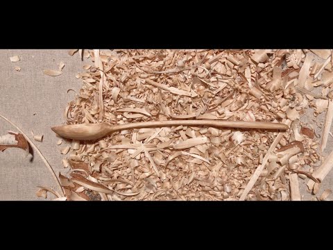 #91봄/우드카빙/자작나무 숟가락 깍기/Wood carving/a birch spoon/ASMR/모라나이프/Morakniv