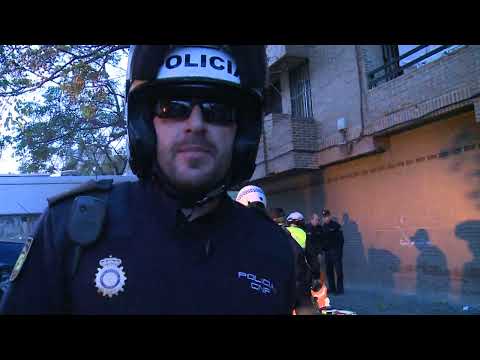 Policías en acción
