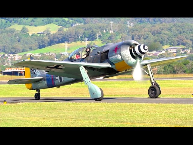 Focke-Wulf Fw 190 flying at Wings Over Illawarra / Sydney Airshow