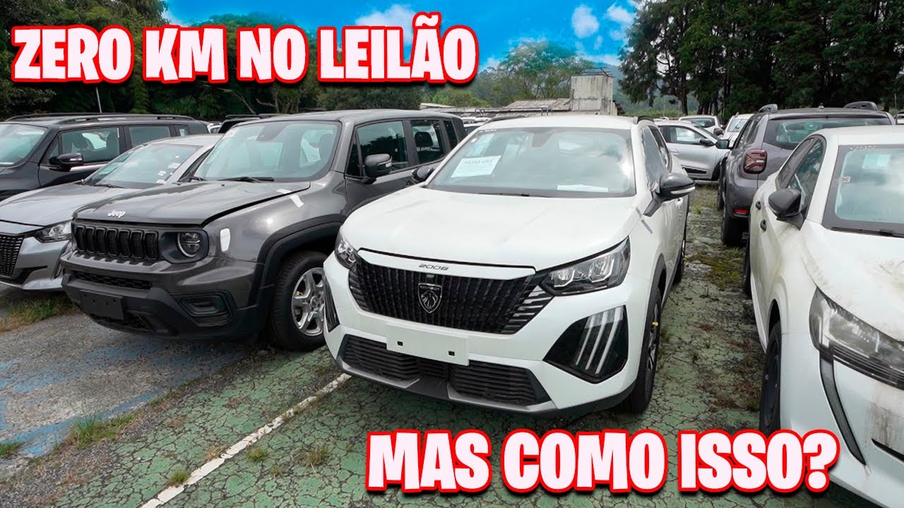 SÃO ZERO QUILÔMETRO E SÃO VENDIDOS NO LEILÃO. AS CONCESSIONÁRIAS NÃO QUEREM QUE VOCÊ SAIBA DISSO