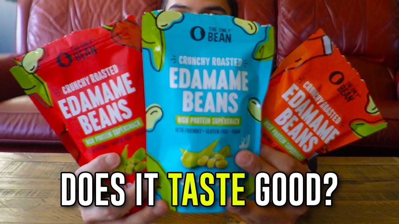 Taste Testing The Dry Roasted Edamame Beans Keto Snacks YouTube