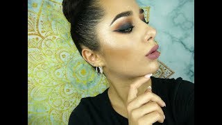 BLACK STRONG SMOKEY MAKE-UP TUTORIAL |NANCYHOPE|