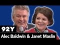 Alec Baldwin in Conversation with Janet Maslin