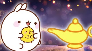 Lámpara mágica de Molang y Piu Piu | Dibujos animados divertidos para niños
