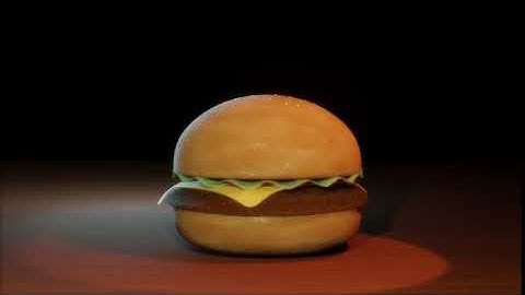 Blender - Cheeseburger Animation in EEVEE