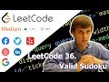 LeetCode 36. Valid Sudoku (Algorithm Explained)
