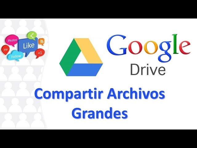 Compartir Archivos Grandes con Google Drive