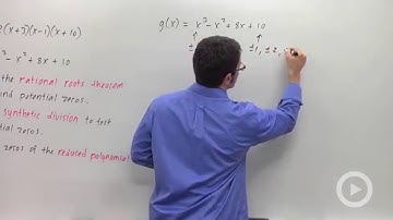 Finding Zeros of a Polynomial Function(HD)