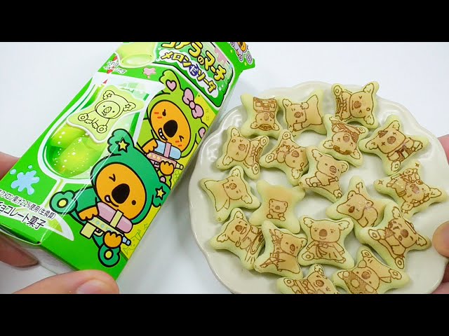 コアラのマーチ メロンソーダ Koala March Melon Soda - YouTube
