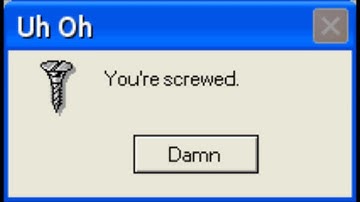 Funny Error Messages part 4