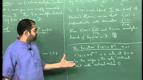 Mod-05 Lec-16 Constructing the Riemann Surface for the m-th root function