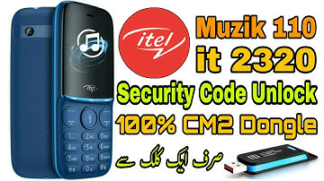 itell Muzik110 it2320 Security Code Remove CM2 Dongle,SCR