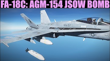 FA-18C Hornet: AGM-154 JSOW Glide Bomb Tutorial | DCS WORLD