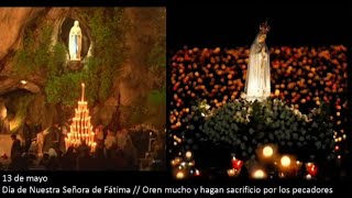 Rezo del Santo Rosario desde Lourdes. Hoy 13 de mayo de 2024.