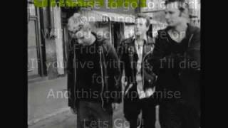 Video thumbnail of "Green Day Church On Sunday with lyrics"