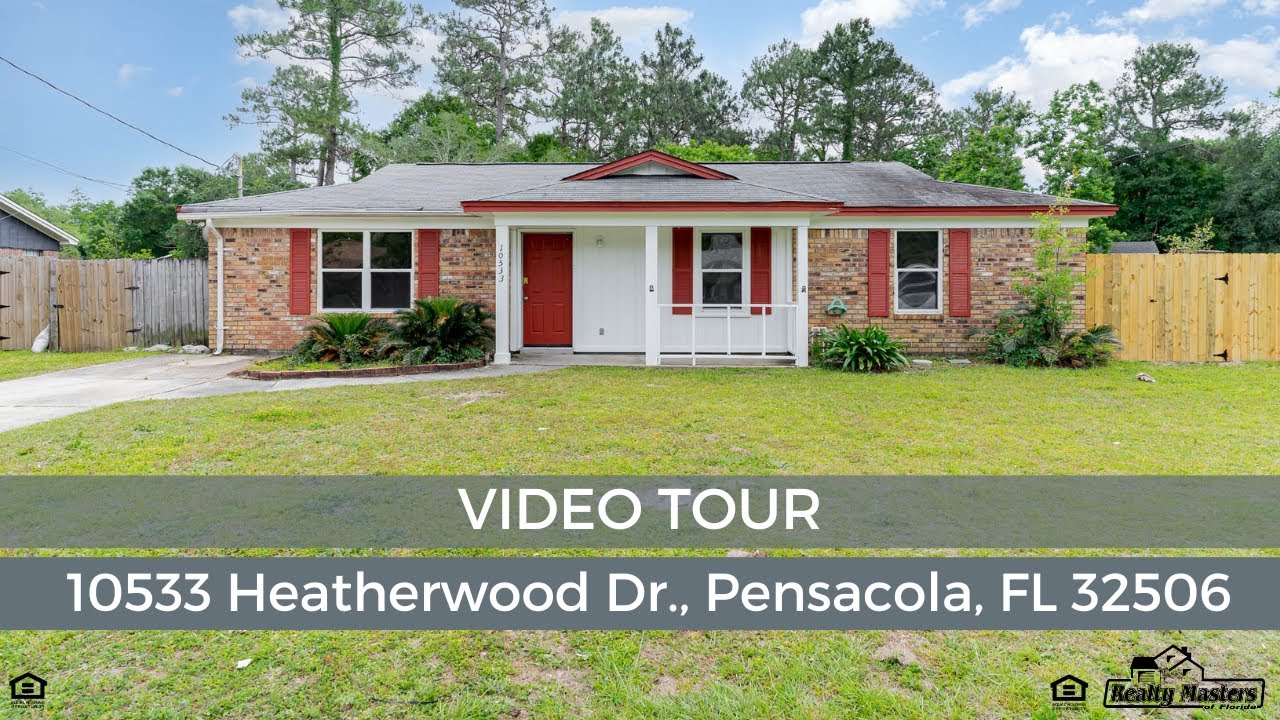 10533 Heatherwood Drive, Southwest Pensacola rental home YouTube