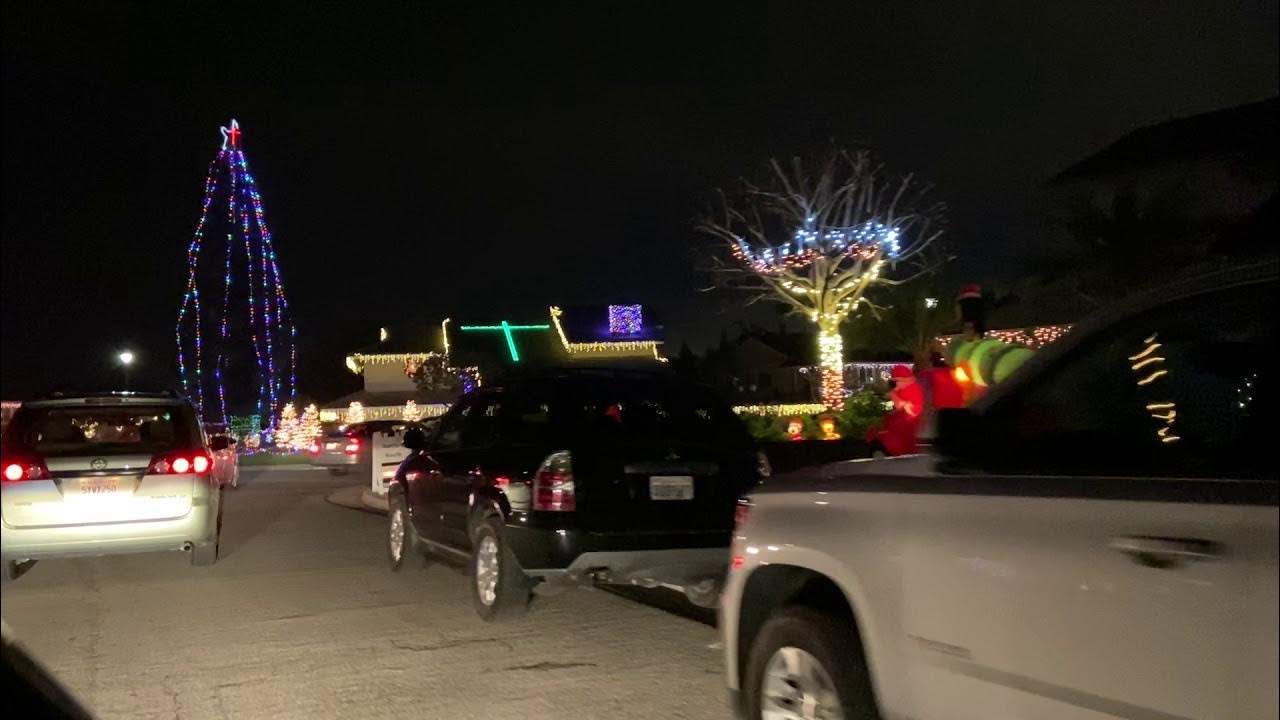 Brea Eagle Hills Christmas Lights 미국 캘리포니아 브레아 크리스마스 이브 마을풍경 YouTube
